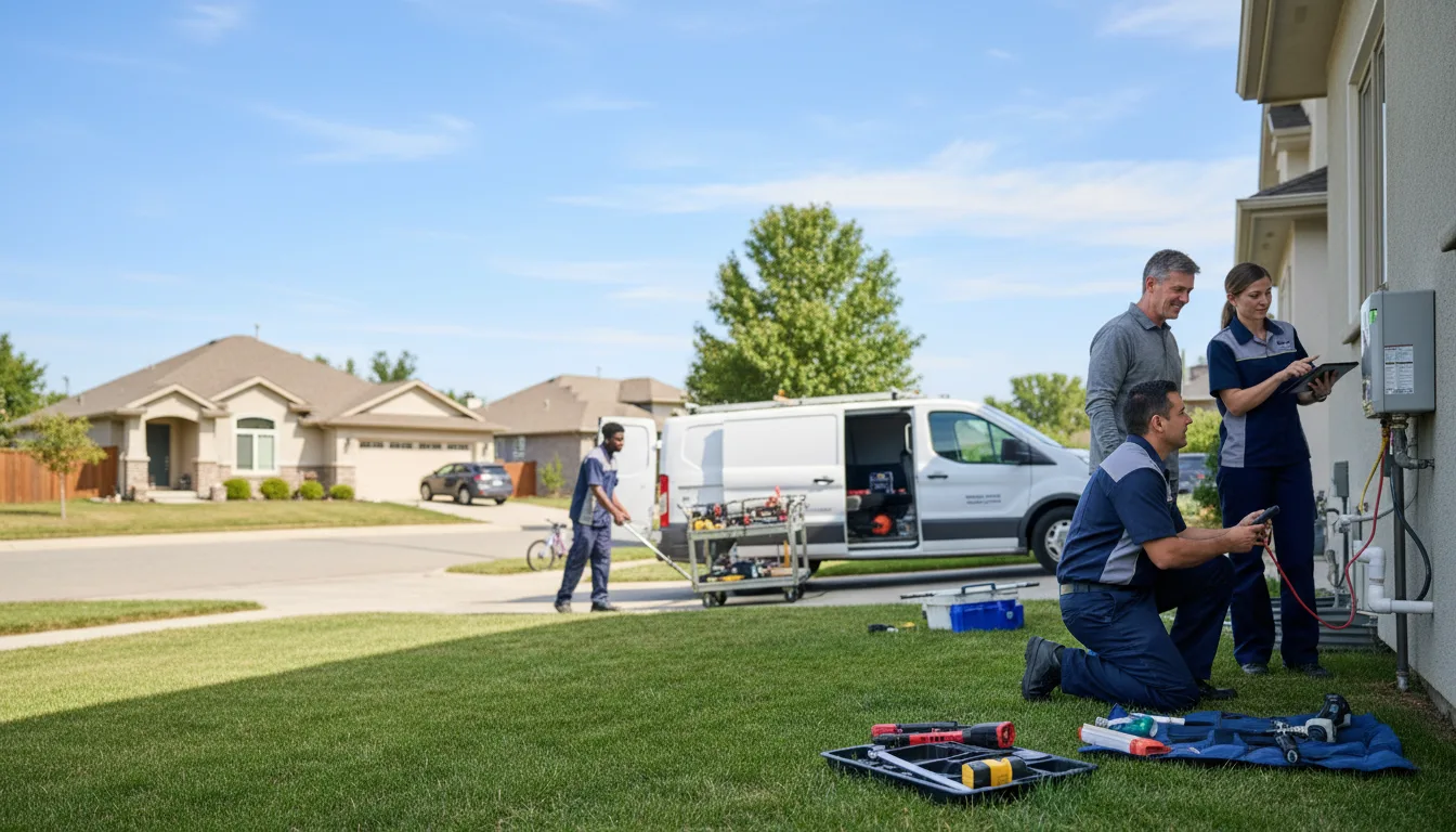 Tankless water heater service in Vidal, CA